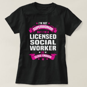 Camiseta Trabajador social con licencia