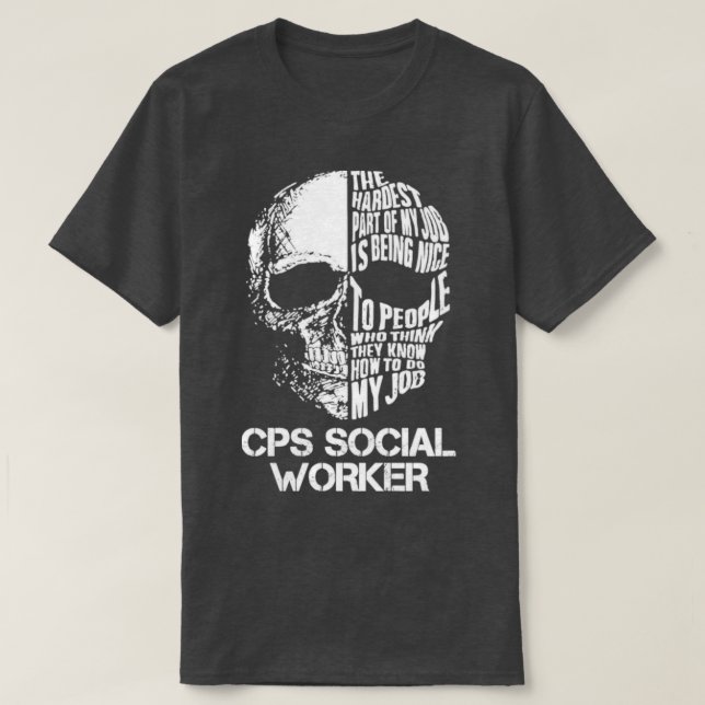 Camiseta Trabajador Social de Cps (Diseño del anverso)