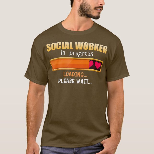 Camiseta Trabajador Social En Curso Grado De Trabajo Social (Anverso)