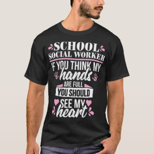 Camiseta Trabajador social escolar regalo de profesor de co