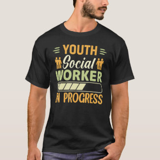 Camiseta Trabajador Social Juvenil en Progreso  Trabajador 