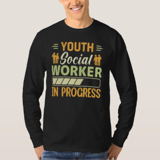 Camiseta Trabajador Social Juvenil en Progreso  Trabajador 