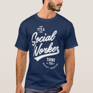 Camiseta Trabajador social obsequio Funny Job Title Profess