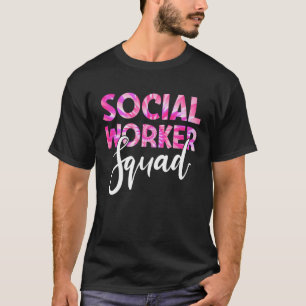 Camiseta Trabajador Social Squad Week Tie Dye Mating Hombre