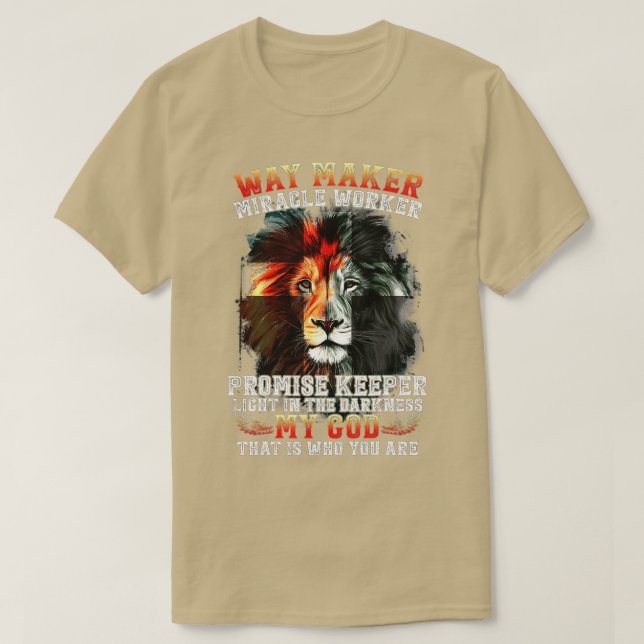 Camiseta Trabajador Waymaker Miracle (Diseño del anverso)