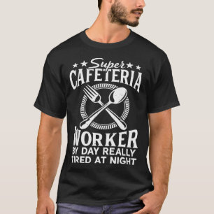 Camiseta Trabajadora de Cafetería de Día Señora del Almuerz