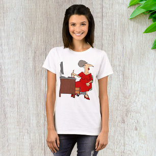 Camiseta Trabajadora de oficina femenina