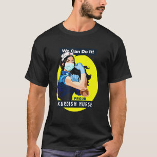Camiseta Trabajadora de primera línea orgullosa kurda enfer