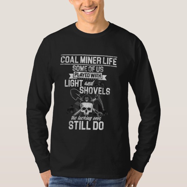 Camiseta Trabajadora minera divertida en el orgullo de los  (Anverso)