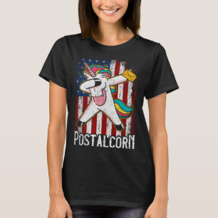 Camiseta Trabajadora Postal Corn Unicorn