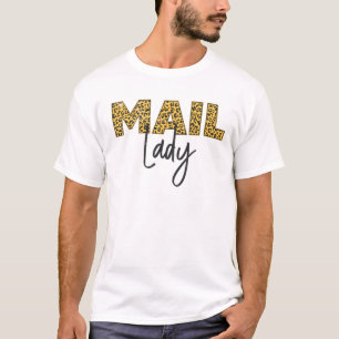 Camiseta Trabajadora postal de correo Lady Leopard