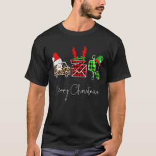 Camiseta Trabajadora Postal Feliz Navidad Graciosa Navidad