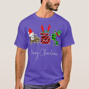 Camiseta Trabajadora Postal Feliz Navidad Graciosa Navidad 