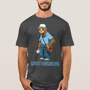 Camiseta Trabajadora postal más lenta que nunca fue divert