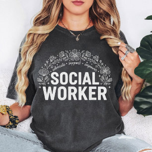 Camiseta Trabajadora Social Defensora Apoyo Empoderamiento