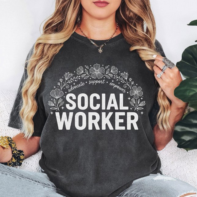 Camiseta Trabajadora Social Defensora Apoyo Empoderamiento  (Subido por el creador)