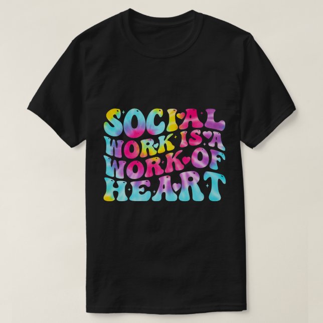 Camiseta Trabajadora Social Es Un Trabajo De Mujeres Del Co (Diseño del anverso)