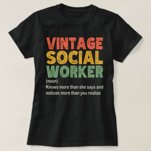 Camiseta Trabajadora social veneciana trabajadora laboral d