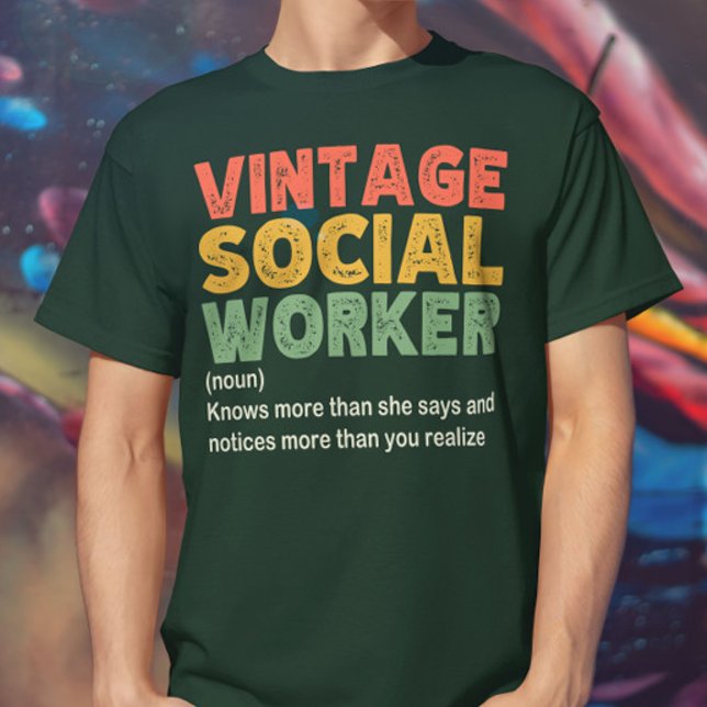 Camiseta Trabajadora social veneciana trabajadora laboral d (Subido por el creador)