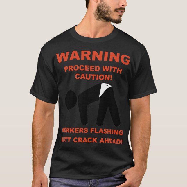 Camiseta TRABAJADORES APLASTANDO BUTT CRACK AHEAD postre 8º (Anverso)