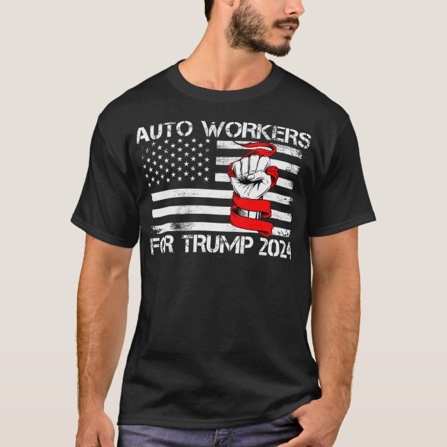 Camiseta Trabajadores Automáticos Para Mujeres De Trump 202 (Anverso)