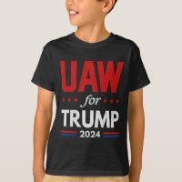 Trabajadores automotrices para Trump 2024 Bandera