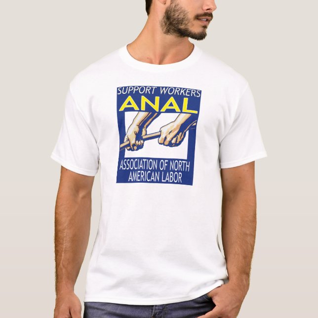 Camiseta Trabajadores de apoyo a través de ANAL (Anverso)