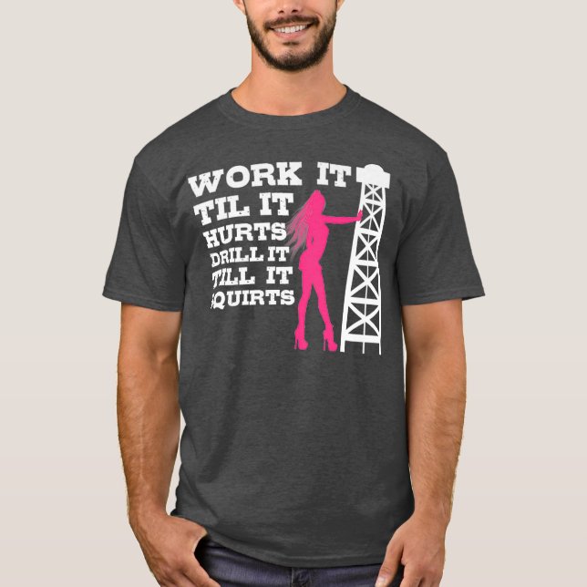 Camiseta Trabajadores de campo petrolero obsequian diseño d (Anverso)