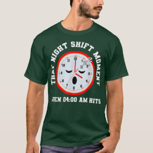 Camiseta Trabajadores de cementerio de turno nocturno