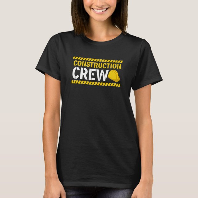 Camiseta Trabajadores de construcción y carreteras (Anverso)