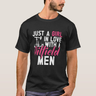 Camiseta Trabajadores de la esposa del campo petrolero Riqu