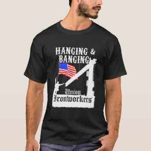 Camiseta Trabajadores de la Unión Colgando y Bandiendo Band