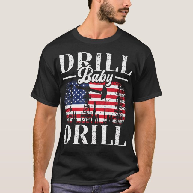 Camiseta Trabajadores del yacimiento petrolífero de la plat (Anverso)