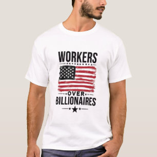 Camiseta Trabajadores por la bandera estadounidense multimi