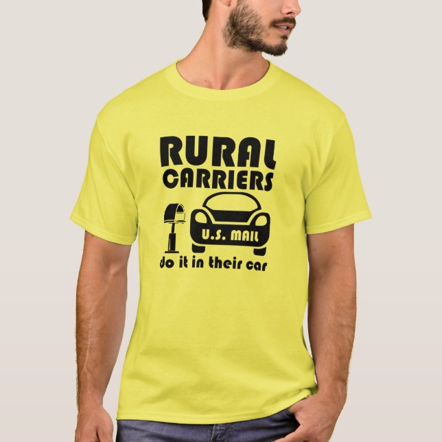 Camiseta Trabajadores Postal Carriles Rurales Lo Hacen En S (Anverso)