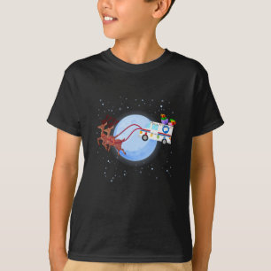 Camiseta Trabajadores postales Navidades de Mail Truck Funn