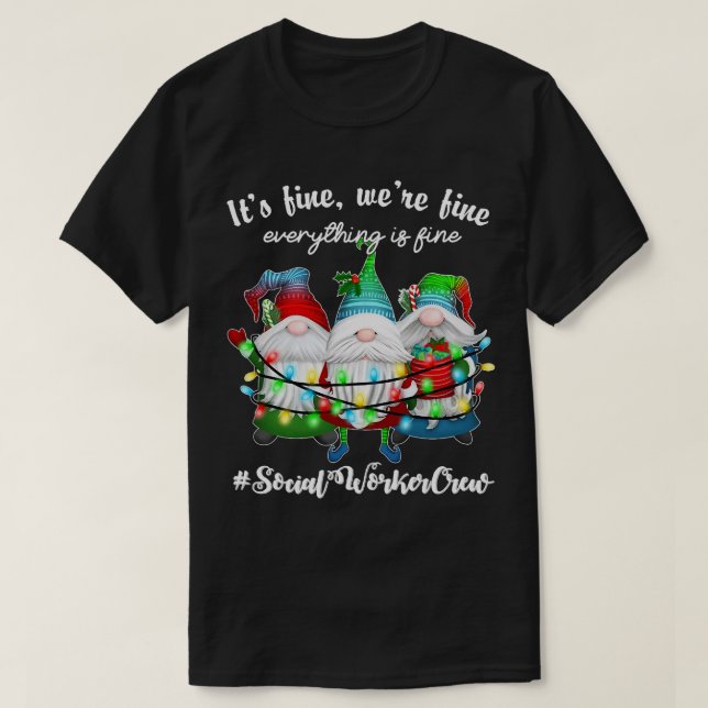 Camiseta Trabajadores Sociales Navidades Su Multa Fueron Ga (Diseño del anverso)
