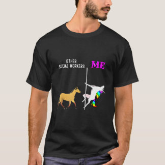 Camiseta Trabajadores Sociales Y Baile Unicornio