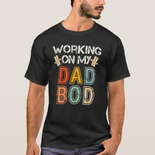 Camiseta Trabajando con mi papá Bod Funny Retro para Guay F