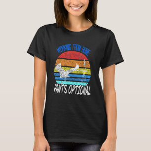 Camiseta Trabajando desde pantalones opcionales Diseños r