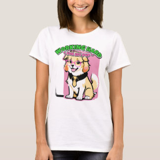 Camiseta Trabajando Duro Por Mi Perro Regalo Divertido Para