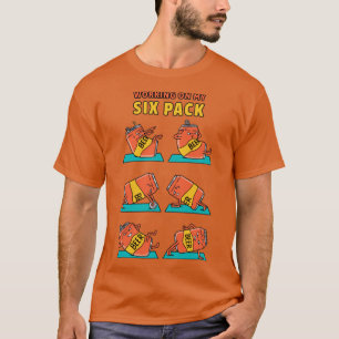 Camiseta Trabajando en mi paquete de seis