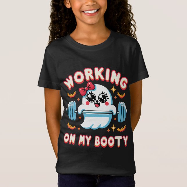 Camiseta Trabajando En Mi Trabajo De Construcción De Cuerpo (Anverso)