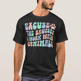 Camiseta Trabajar con Animales Técnico Veterinario Técnico