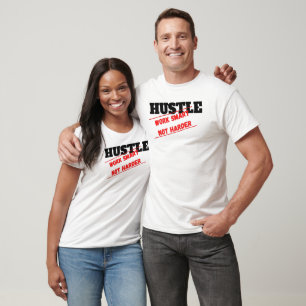Camiseta Trabajar con fuerza inteligente no más difícil