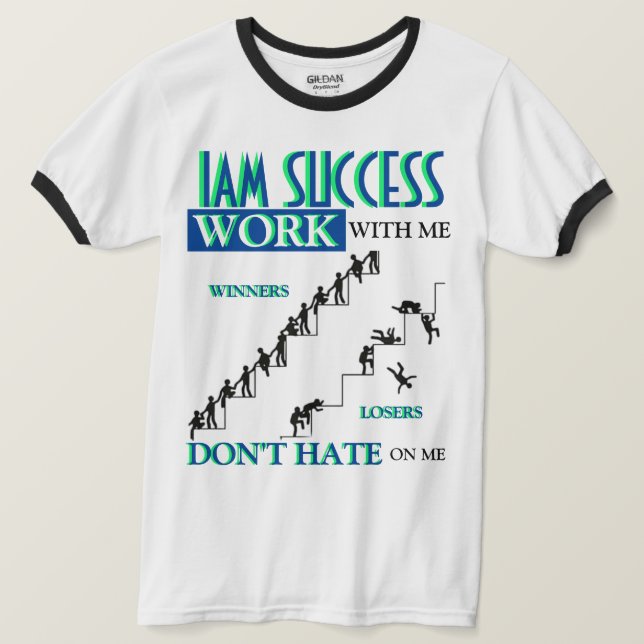 CAMISETA TRABAJAR CONMIGO (Anverso del diseño)