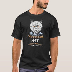 Camiseta Trabajar Desde El Hogar Emt Paramedic Profesional