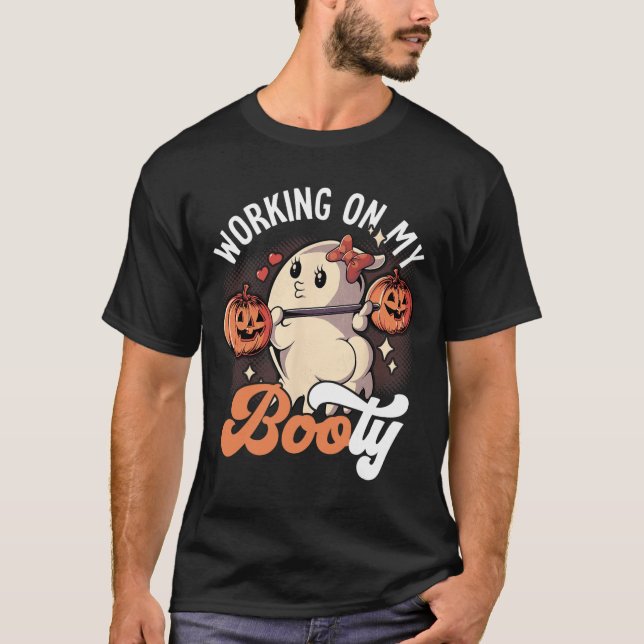 Camiseta Trabajar en mi Booty (Anverso)