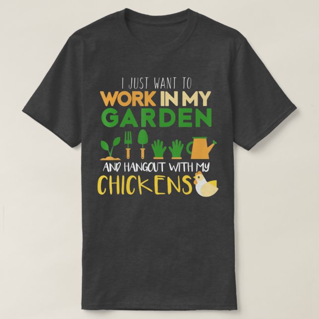 Camiseta Trabajar En Mi Hangout De Jardín Con Mi Tormenta D (Diseño del anverso)