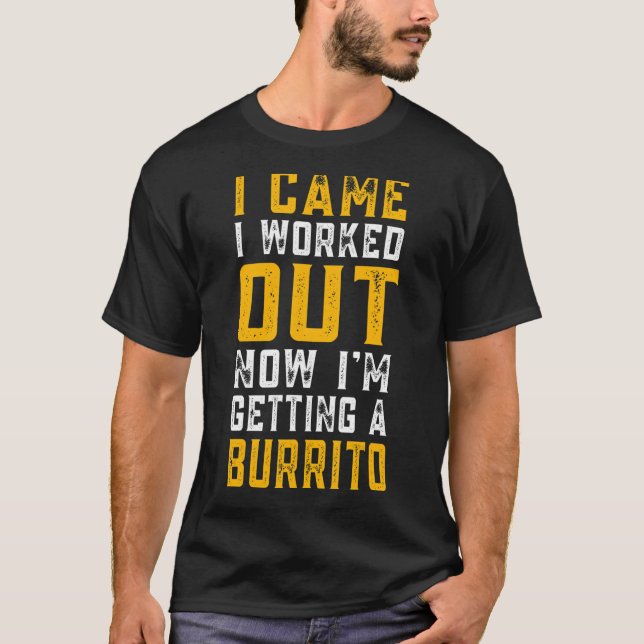 Camiseta Trabajar Y Obtener Burritos (Anverso)
